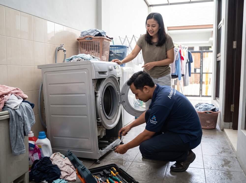 service mesin cuci goyang